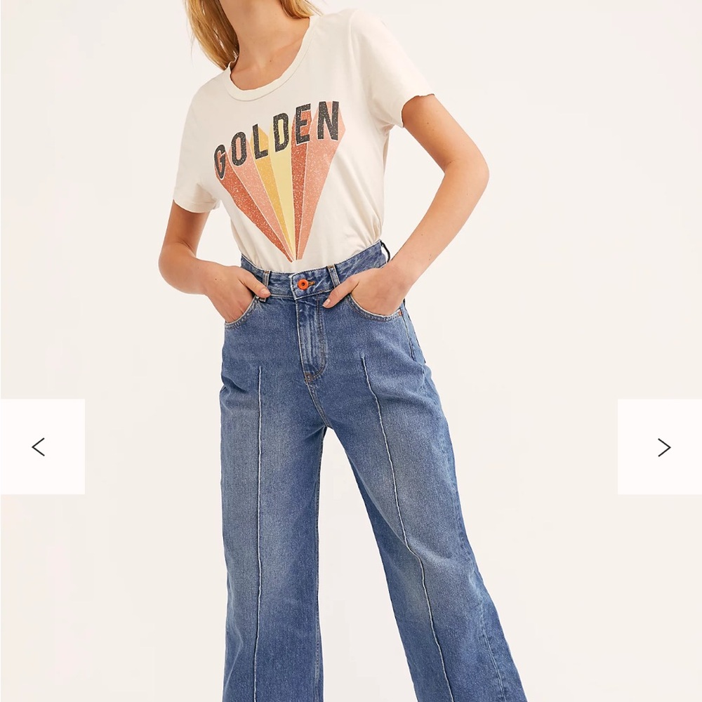 Scotch & Soda Free People seasonal wide leg jeans size 28